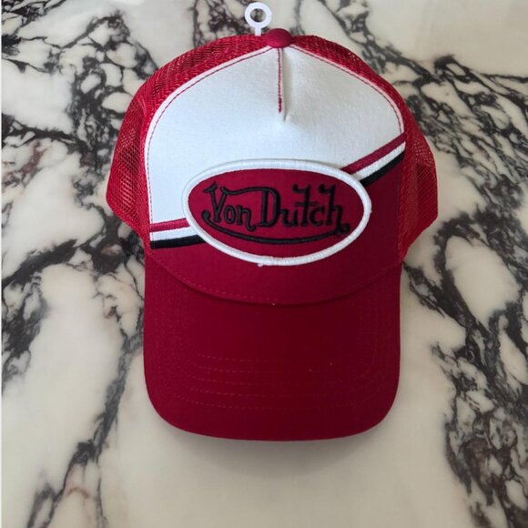 Von Dutch Other - Von Dutch Red and White Trucker Hat. Brand New. Never worn with tags. Unisex.